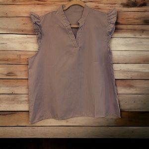 Blue and white striped shirt